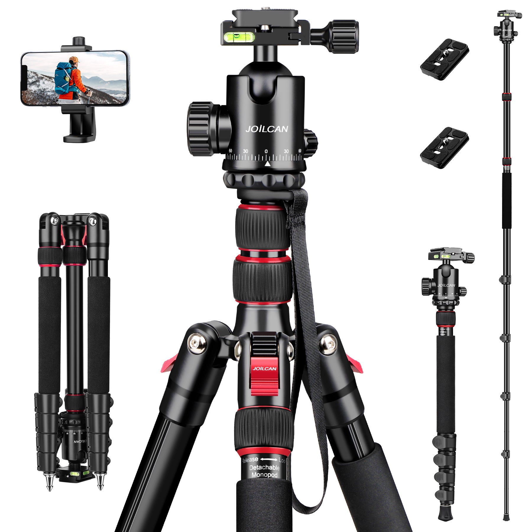 Selfie Stick INNOREL RT20 5-Section Aluminum Alloy Tripod