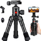 JOILCAN Mini Tripod for Camera, 21" Aluminum Desktop Tripod with 360° Ball Head, Portable Travel Tripods for DSLR Phone Projector, Load up to 15lb(US）