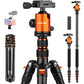 80/85 inches Heavy Duty Tripod for Camera and Phone, 85" Camera Monopod Tripods, DSLR Binoculars Spotting Scope Camcorders Video Tripod Stand, 360 Degree Ball Head, 35 lbs Loads(US)