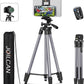 JOILCAN 67" Tripods Camera Tripod, Phone Tablet Tripod for Video Recording Vlog Photo with Remote Carry Bag, Aluminum Lightweight Travel Tripods(US)