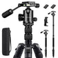 JOILCAN Camera Tripod, 83" Aluminum Tripods & Monopods with Metal Handle, Heavy Duty Tripod for DSLR Camera Lasers Binoculars Telescope Spotting Scope, Payload 35Lb(US)