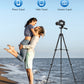 JOILCAN 67" Tripods Camera Tripod, Phone Tablet Tripod for Video Recording Vlog Photo with Remote Carry Bag, Aluminum Lightweight Travel Tripods(US)