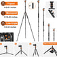JOILCAN Tripod for Camera, 81" Aluminum Camera Tripod Stand, 83" DSLR Tripods & Monopods, Heavy Duty Travel Tripod for Binoculars Spotting Scope Telescope, Max Load 35lb(US）