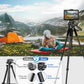 JOILCAN 67" Phone iPad Tripod, Professional Camera Tripod Stand for Tablet iPhone with 2-in-1 Holder & Carry Bag, Extendable Travel Tripod for Cellphone Camera Video Recording Live Stream Vlogging(us)