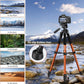 JOILCAN Tripod Camera Tripods, 74" Tripod for Camera Cell Phone Video Photography, Heavy Duty Tall Cameras Tripod Stand, Professional Travel DSLR Tripods Compatible with Canon iPhone, Max Load 15 LB （US）