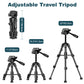 JOILCAN Mini Tripod for Camera, 25" Tabletop Camera Tripod, Portable Travel Tripod w/Phone & Tablet Holder, Lightweight Aluminum Tripods for DSLR Phone Spotting Scope(US)