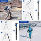80/85 inches Heavy Duty Tripod for Camera and Phone, 85" Camera Monopod Tripods, DSLR Binoculars Spotting Scope Camcorders Video Tripod Stand, 360 Degree Ball Head, 35 lbs Loads(US)