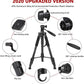 JOILCAN Camera Tripod for Canon Nikon DSLR, Lightweight Aluminum Travel Tripod Stand 11 lbs Load with Universal Phone Mount and 2 pcs Quick Plates(EU)