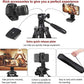 JOILCAN Camera Tripod for Canon Nikon DSLR, Lightweight Aluminum Travel Tripod Stand 11 lbs Load with Universal Phone Mount and 2 pcs Quick Plates(EU)