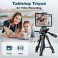 JOILCAN Mini Tripod for Camera, 25" Tabletop Camera Tripod, Portable Travel Tripod w/Phone & Tablet Holder, Lightweight Aluminum Tripods for DSLR Phone Spotting Scope(US)