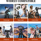 JOILCAN Tripod Camera Tripods, 74" Tripod for Camera Cell Phone Video Photography, Heavy Duty Tall Cameras Tripod Stand, Professional Travel DSLR Tripods Compatible with Canon iPhone, Max Load 15 LB （US）