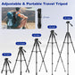 Camera Tripod, 67" Tripod for Camera Stand, Heavy Duty Tripod with Remote & Travel Bag for Projectors, Lasers, DSLR, Webcam, Aluminum Phone Tripod for Video Recording Photo Vlogging(USA)