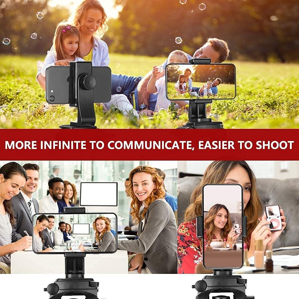 JOILCAN Camera Tripod for Canon Nikon DSLR, Lightweight Aluminum Travel Tripod Stand 11 lbs Load with Universal Phone Mount and 2 pcs Quick Plates(EU)