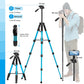 Camera Tripods & Monopods, Tripod for Camera Phone, 5 in 1 Aluminum Heavy Duty Camera Stand, Phone Tripod, Monopods, Selfie Stick, Trekking Poles, Compatible with Canon Nikon DSLR iPhone Camcorder(USA)