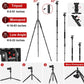 Tripod for Camera, 81" Camera Tripod Stand, 83 inches DSLR Tripods & Monopods, Heavy Duty Travel Tripod for Binoculars Laser Level Spotting Scope Telescope, Professional Complete Tripod Units(USA)