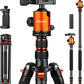 Victiv 80 inch Tripod for Camera, Aluminum Tripod for DSLR,Monopod, Lightweight Tripod with 360 Degree Ball Head Stable for Travel and Work 18.5"-80",24lb Load (Black)(USA)
