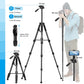 Camera Tripod, 72” Tripod for Camera Stand, Aluminum Heavy Duty Tripod for Video Photo, 5 in 1 Travel Camera Tripod & Monopod Compatible with Canon Nikon Cameras DSLR Camcorder Projector Phone(USA)