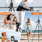 JOILCAN Phone Tripod Stand, 68" Tripod for iPad iPhone Tablet with Remote Universal Holder Carry Bag, Travel Aluminum Tripod for Video Recording Photos Vlogging Compatible with iPad Pro iPhone Camera(US)