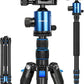 Victiv Joilcan 80-inch Tripod for Camera, Aluminum Tripod for DSLR,Monopod, Lightweight Tripod with 360 Degree Ball Head Stable for Travel and Work 18.5"-80",19lb Load (Blue)(USA)