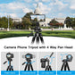 Camera Tripod, 72” Tripod for Camera Stand, Aluminum Heavy Duty Tripod for Video Photo, 5 in 1 Travel Camera Tripod & Monopod Compatible with Canon Nikon Cameras DSLR Camcorder Projector Phone(USA)