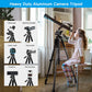 Camera Tripod, 72” Tripod for Camera Stand, Aluminum Heavy Duty Tripod for Video Photo, 5 in 1 Travel Camera Tripod & Monopod Compatible with Canon Nikon Cameras DSLR Camcorder Projector Phone(USA)