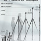 80/85 inches Heavy Duty Tripod for Camera and Phone, 85" Camera Monopod Tripods, DSLR Binoculars Spotting Scope Camcorders Video Tripod Stand, 360 Degree Ball Head, 35 lbs Loads(US)