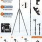 JOILCAN Camera Tripod, 83" Aluminum Tripods & Monopods with Metal Handle, Heavy Duty Tripod for DSLR Camera Lasers Binoculars Telescope Spotting Scope, Payload 35Lb(US)