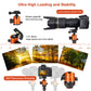 JOILCAN 81’’ Tripod, Aluminum Camera Tripod for DSLR, Compact Tripod Monopod with 2 Quick Release Plates, 16.5’’ When Folded, 25 lbs Loads - Orange