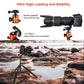 JOILCAN 81’’ Tripod, Aluminum Camera Tripod for DSLR, Compact Tripod Monopod with 2 Quick Release Plates, 16.5’’ When Folded, 25 lbs Loads - Orange